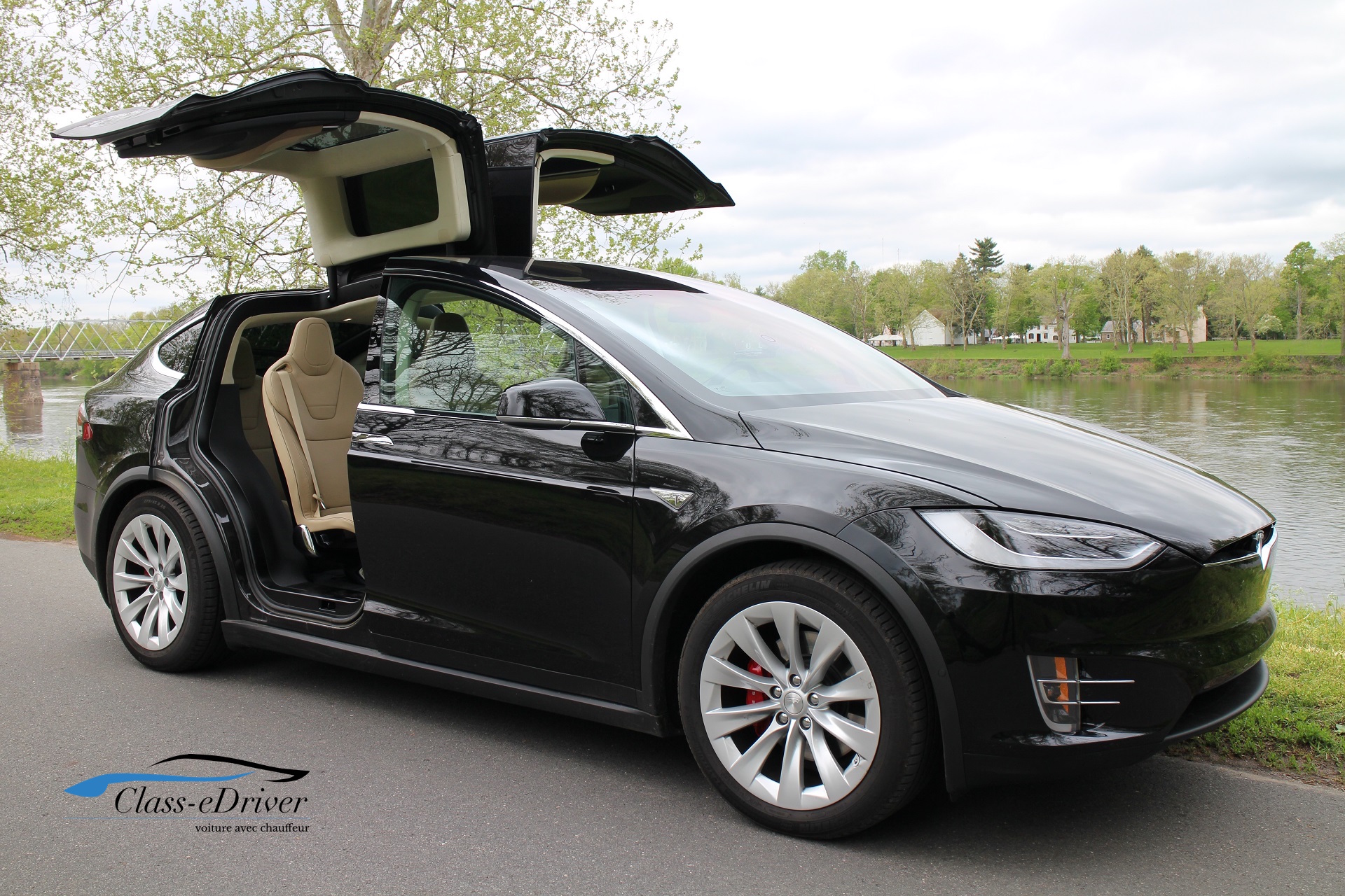 Chauffeur Privé TESLA Model X Aix en Pce ClasseDriver